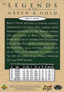 1996 Collector's Choice ShopKo Green Bay Packers #GB64 Brett Favre Back