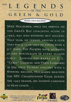 1996 Collector's Choice ShopKo Green Bay Packers #GB68 Mike Holmgren Back