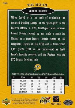 1996 Collector's Choice ShopKo Green Bay Packers #GB83 Robert Brooks Back