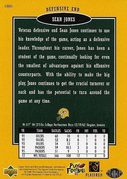 1996 Collector's Choice ShopKo Green Bay Packers #GB86 Sean Jones Back