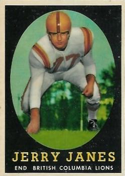 1958 Topps CFL #12 Jerry Janes Front
