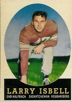 1958 Topps CFL #29 Larry Isbell Front