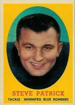 1958 Topps CFL #32 Steve Patrick Front