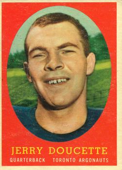 1958 Topps CFL #52 Gerry Doucette Front