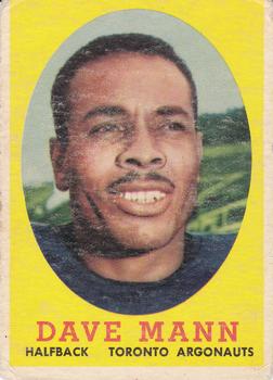 1958 Topps CFL #46 Dave Mann Front