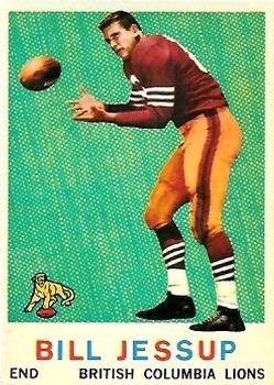 1959 Topps CFL #14 Bill Jessup Front