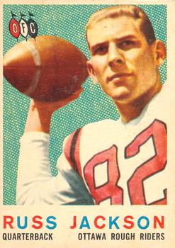 1959 Topps CFL #56 Russ Jackson Front
