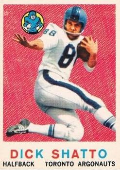 1959 Topps CFL #63 Dick Shatto Front