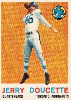 1959 Topps CFL #66 Gerry Doucette Front