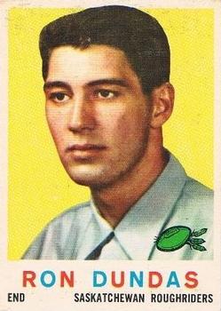 1959 Topps CFL #79 Ron Dundas Front