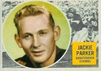 1960 Topps CFL #17 Jackie Parker Front