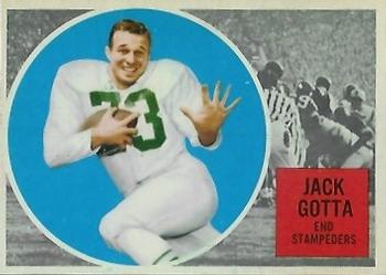1960 Topps CFL #24 Jack Gotta Front