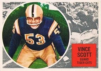 1960 Topps CFL #40 Vince Scott Front
