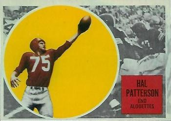 1960 Topps CFL #46 Hal Patterson Front
