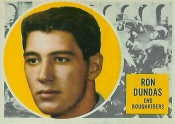 1960 Topps CFL #54 Ron Dundas Front