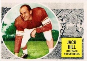1960 Topps CFL #56 Jack Hill Front