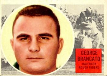 1960 Topps CFL #60 George Brancato Front