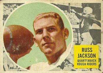 1960 Topps CFL #63 Russ Jackson Front