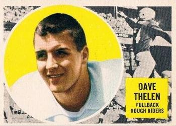 1960 Topps CFL #67 Dave Thelen Front