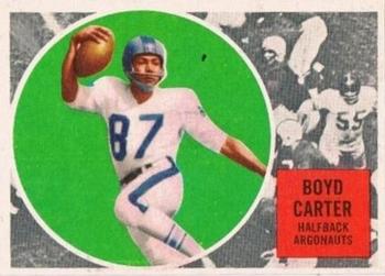 1960 Topps CFL #70 Boyd Carter Front