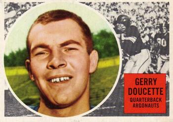 1960 Topps CFL #71 Gerry Doucette Front