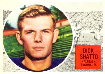 1960 Topps CFL #76 Dick Shatto Front