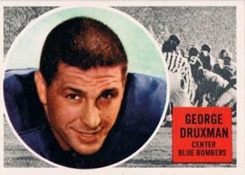 1960 Topps CFL #79 George Druxman Front