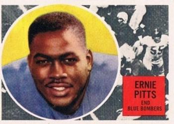 1960 Topps CFL #83 Ernie Pitts Front