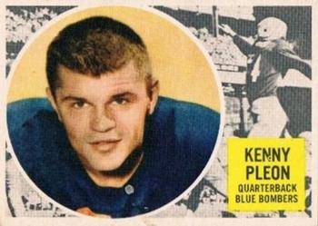 1960 Topps CFL #84 Kenny Ploen Front