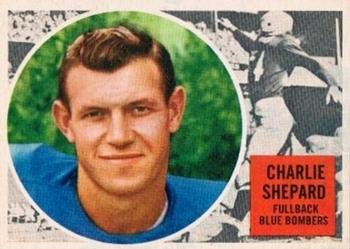 1960 Topps CFL #87 Charlie Shepard Front