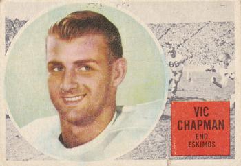 1960 Topps CFL #11 Vic Chapman Front