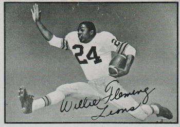 1961 Topps CFL #4 Willie Fleming Front