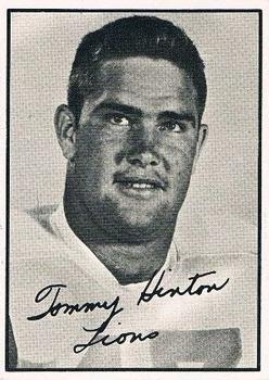 1961 Topps CFL #7 Tommy Hinton Front