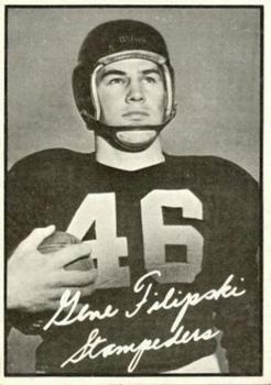 1961 Topps CFL #19 Gene Filipski Front