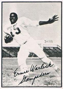 1961 Topps CFL #28 Ernie Warlick Front