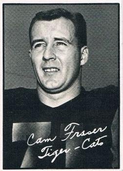 1961 Topps CFL #48 Cam Fraser Front