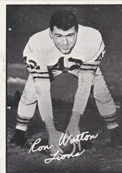1961 Topps CFL #12 Ron Watton Front