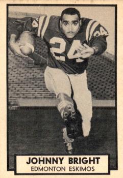 1962 Topps CFL #38 Johnny Bright Front