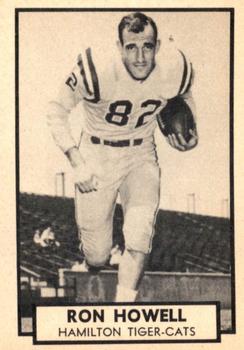1962 Topps CFL #68 Ron Howell Front