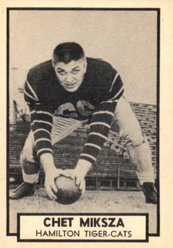 1962 Topps CFL #71 Chet Miksza Front