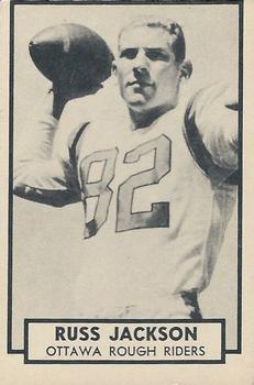 1962 Topps CFL #100 Russ Jackson Front