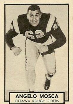 1962 Topps CFL #103 Angelo Mosca Front