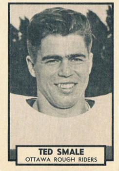 1962 Topps CFL #109 Ted Smale Front