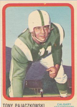 1963 Topps CFL #16 Tony Pajaczkowski Front