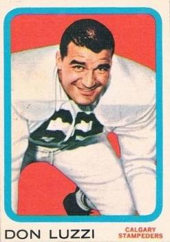 1963 Topps CFL #15 Don Luzzi Front