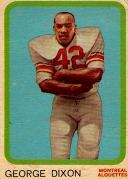1963 Topps CFL #40 George Dixon Front