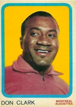 1963 Topps CFL #41 Don Clark Front