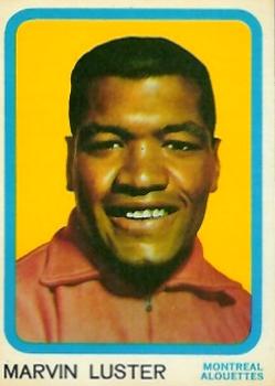 1963 Topps CFL #42 Marvin Luster Front