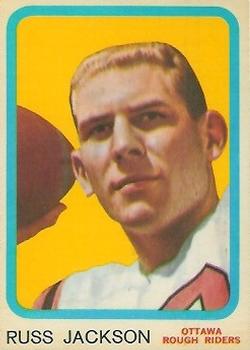 1963 Topps CFL #50 Russ Jackson Front