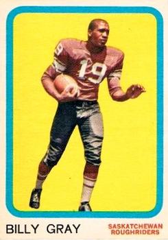1963 Topps CFL #64 Billy Gray Front
